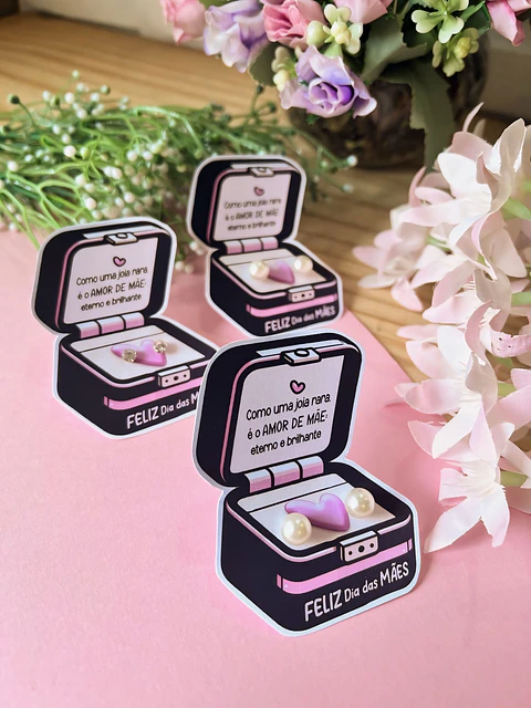 Arquivo Dia das Mães Caixa Coração Sextavada - Pandoca