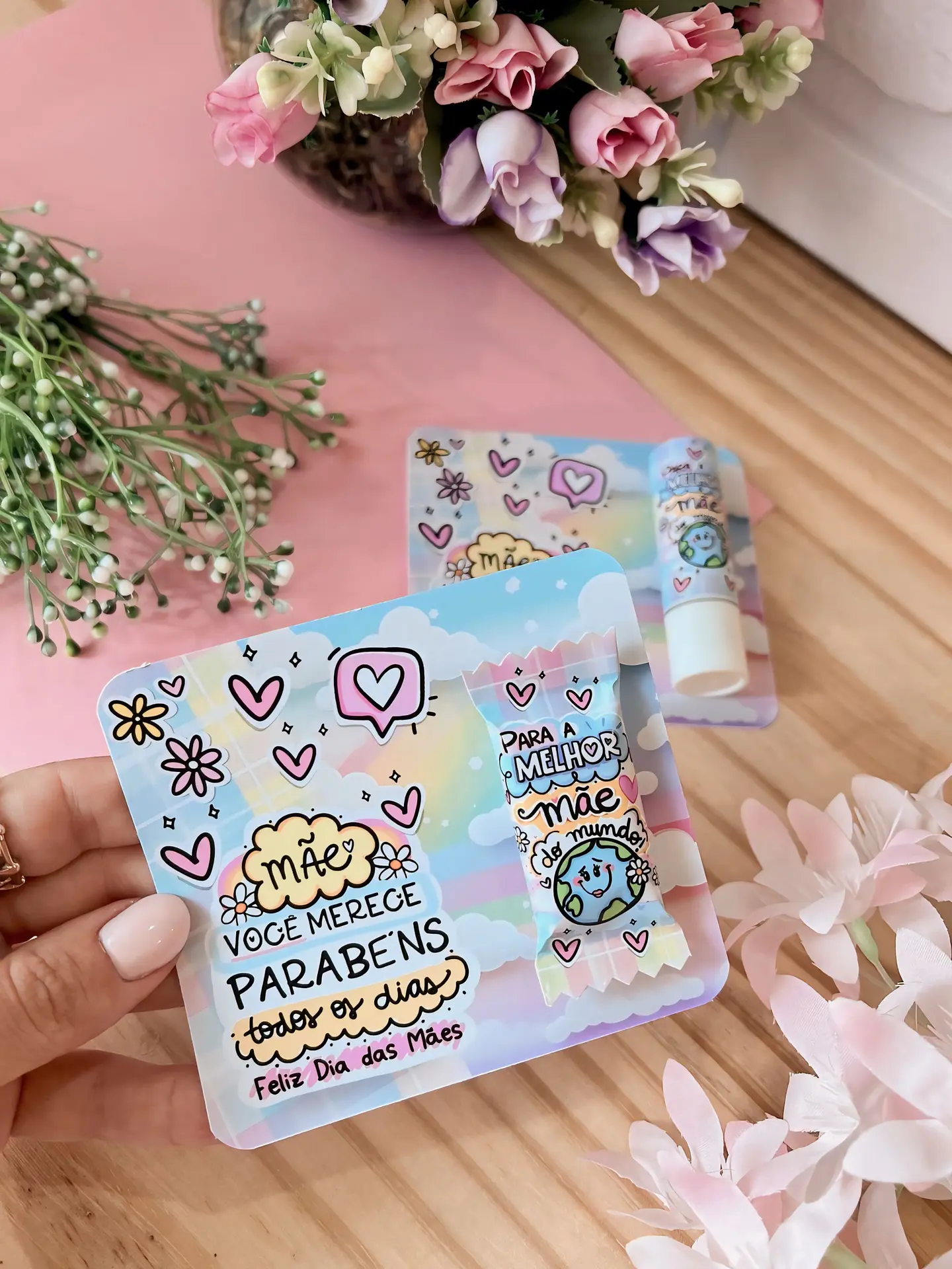 Arquivo Dia das Mães Card Bombom ou Batom - Pandoca 3