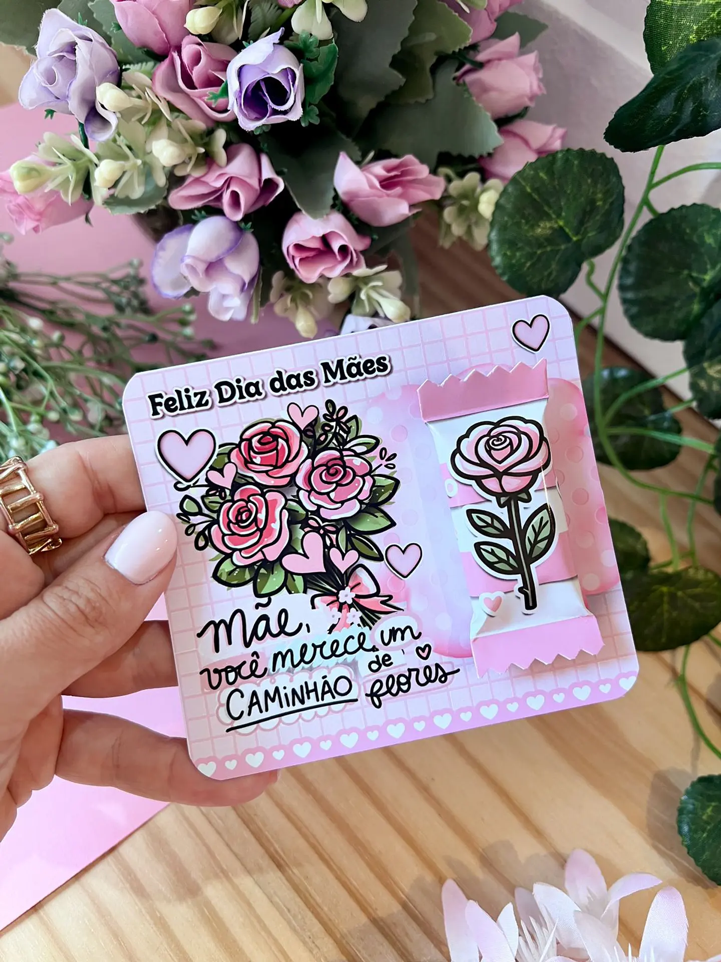Arquivo Dia das Mães Card Bombom ou Batom - Pandoca 12