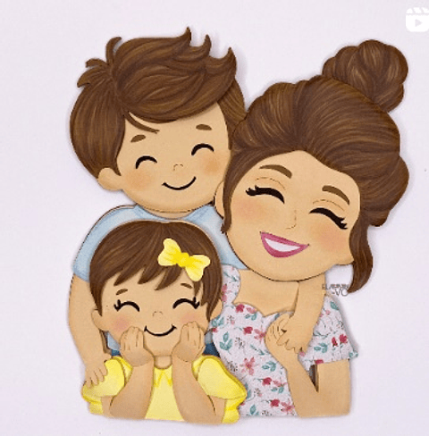 Arquivo Topo de Bolo Dia das Mães - Camadas - Elafazpravc