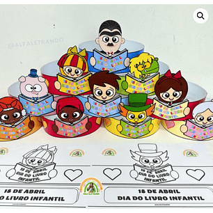 Arquivo Coroas Dia do Livro Sitio do Pica Pau em PDF - ALFALETRANDO