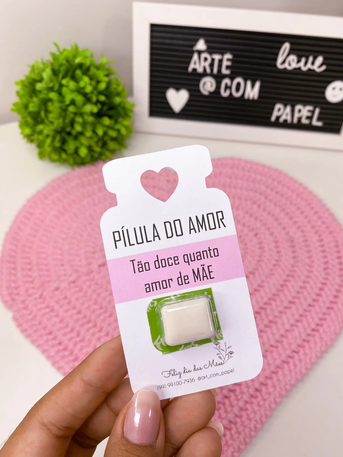 Arquivo Dia das mães Pilula do Amor - Arte com papel 1