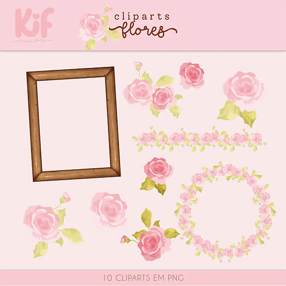 Kit Digital Dia das Mães Flores - Kif Criações 3
