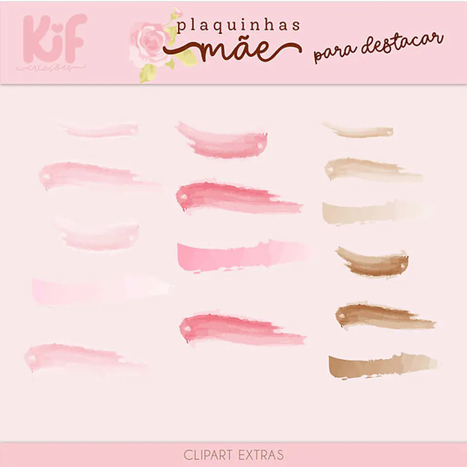 Kit Digital Dia das Mães Flores - Kif Criações 7