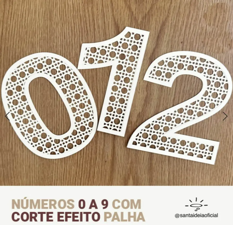 Arquivo de Corte Alfabeto Palha - Santa Ideia 3