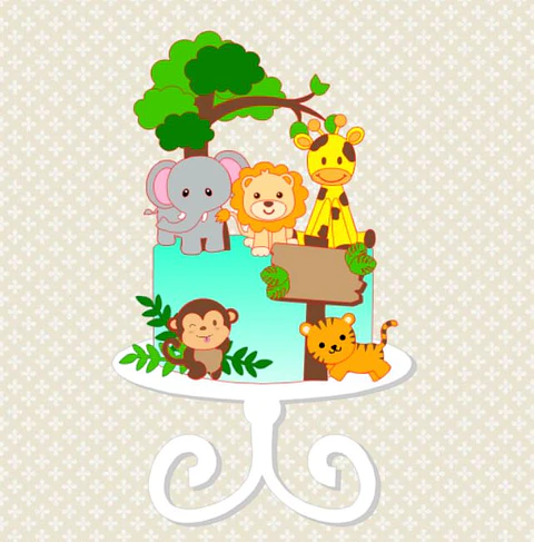 Arquivo de Corte Topo Safari