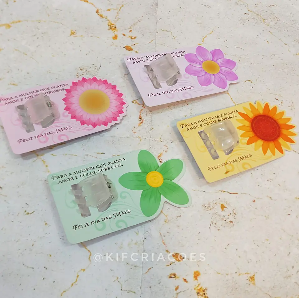 Arquivo Dia das Mães Card Piranha Flores e Cores - Kif Criações 1