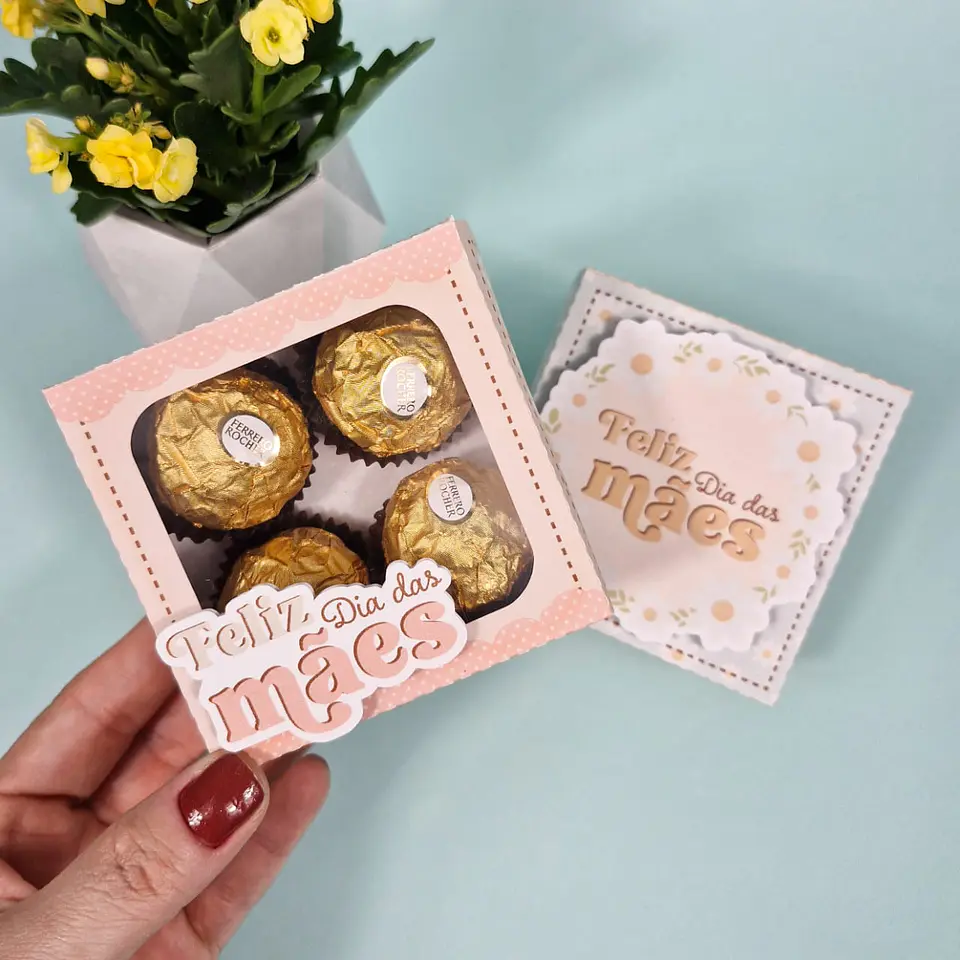 Arquivo Caixa 4 doces ou sabonete Dia das Mães - Estudio Tutti 1