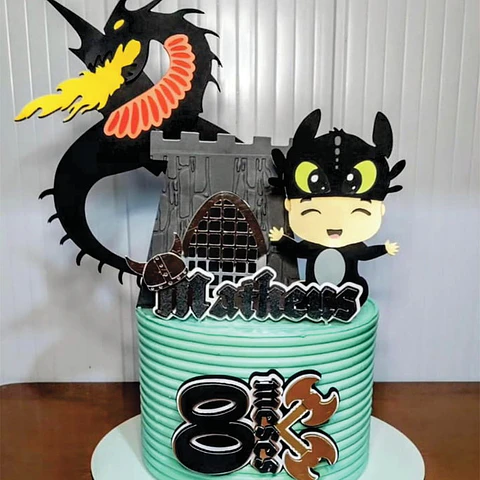 Arquivo Topo de Bolo Como Treinar o Seu Dragão Baby - EM CAMADAS