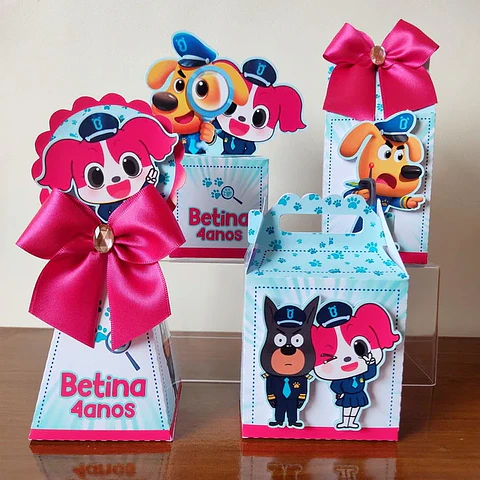 Arquivo de Corte Detetive Labrador Rosa