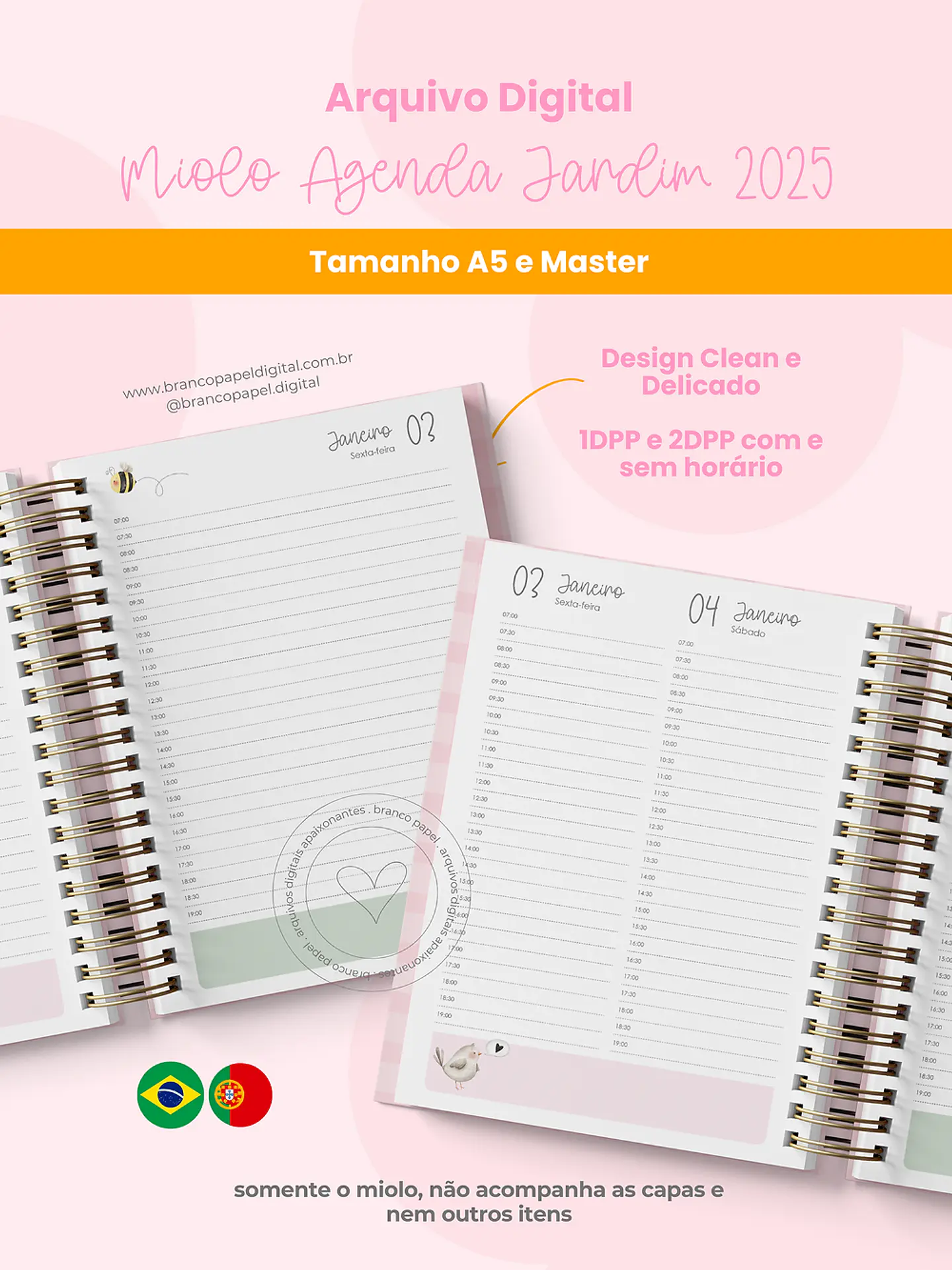 Arquivo Miolo Agendas Jardim A5 e Master 2025 - BRANCO PAPEL 1