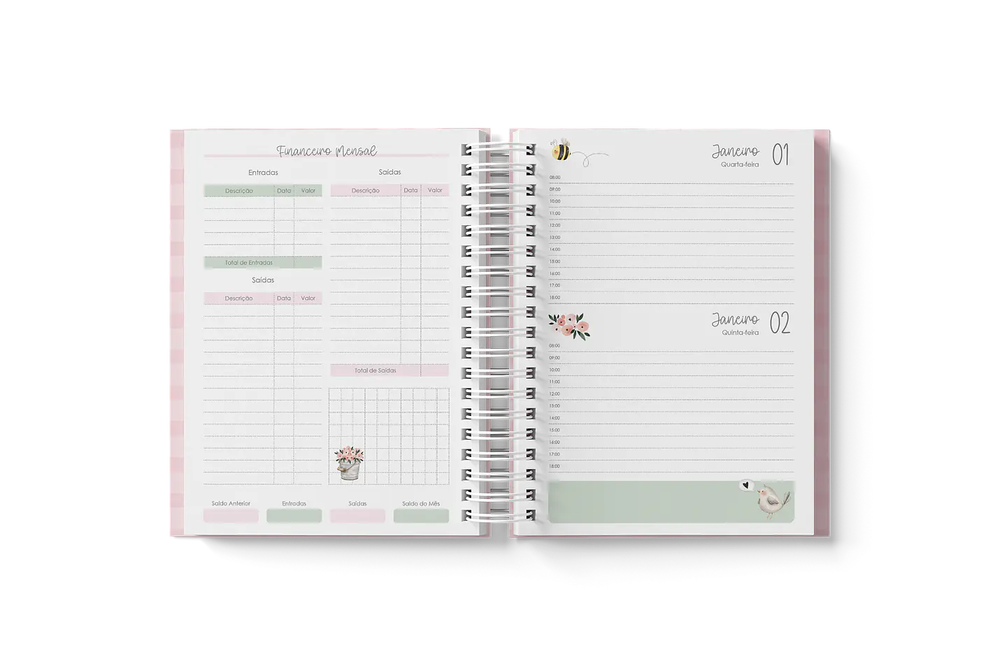 Arquivo Miolo Agendas Jardim A5 e Master 2025 - BRANCO PAPEL 3