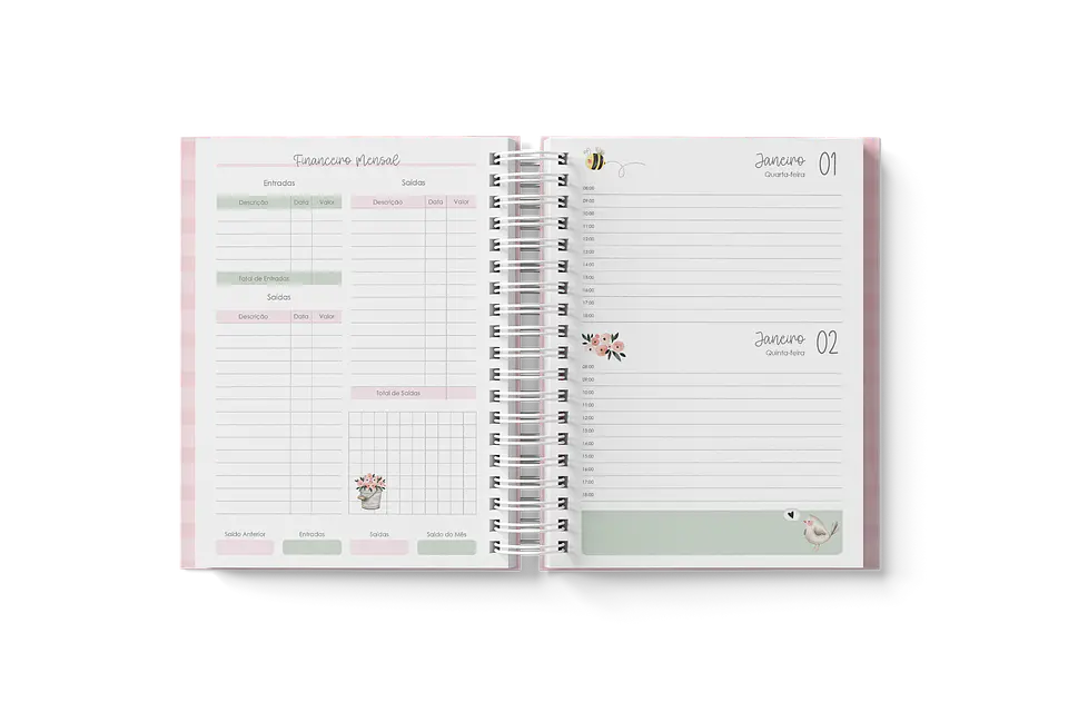 Arquivo Miolo Agendas Jardim A5 e Master 2025 - BRANCO PAPEL 3