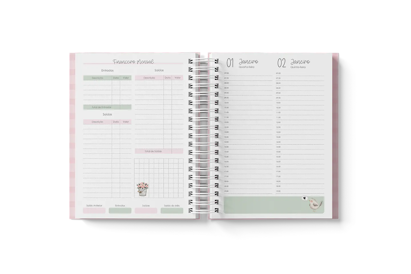 Arquivo Miolo Agendas Jardim A5 e Master 2025 - BRANCO PAPEL 5