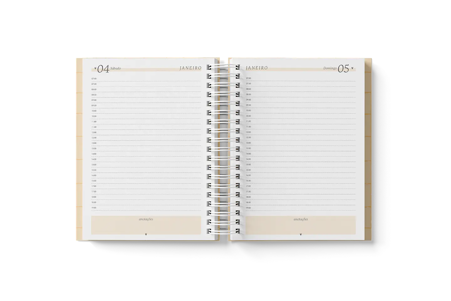 Arquivo Miolo Agendas A5 2025 - Branco Papel 5