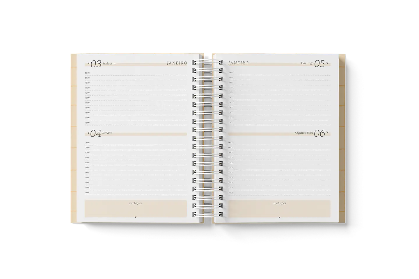 Arquivo Miolo Agendas A5 2025 - Branco Papel 6