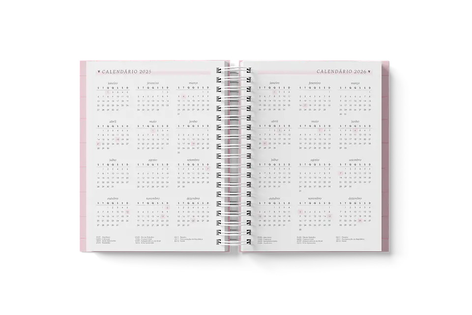 Arquivo Miolo Agendas A5 2025 - Branco Papel 10