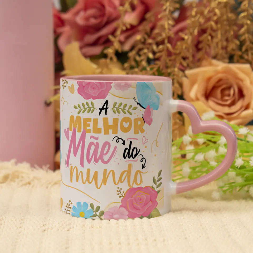 Arquivo Sublimação Caneca Dia das Mães - Avião de Papel 10