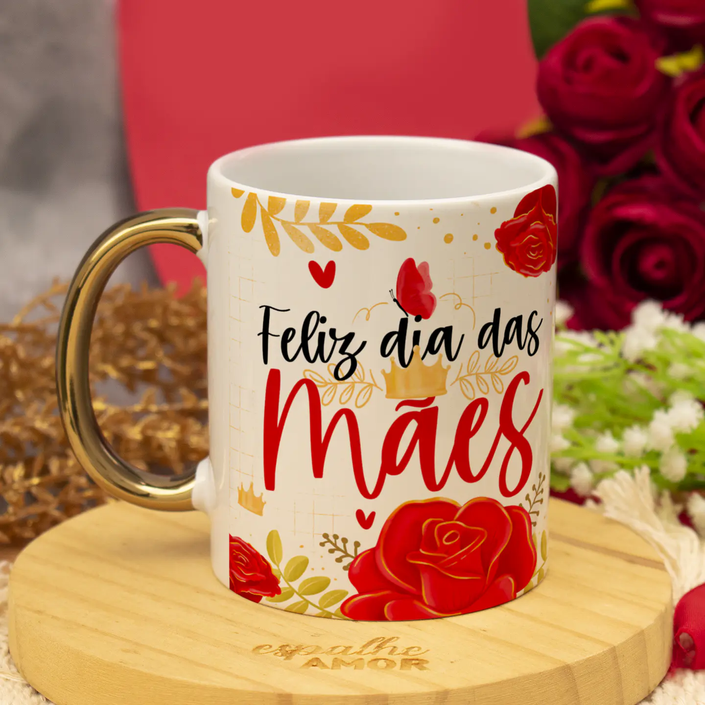 Arquivo Sublimação Caneca Dia das Mães - Avião de Papel 15