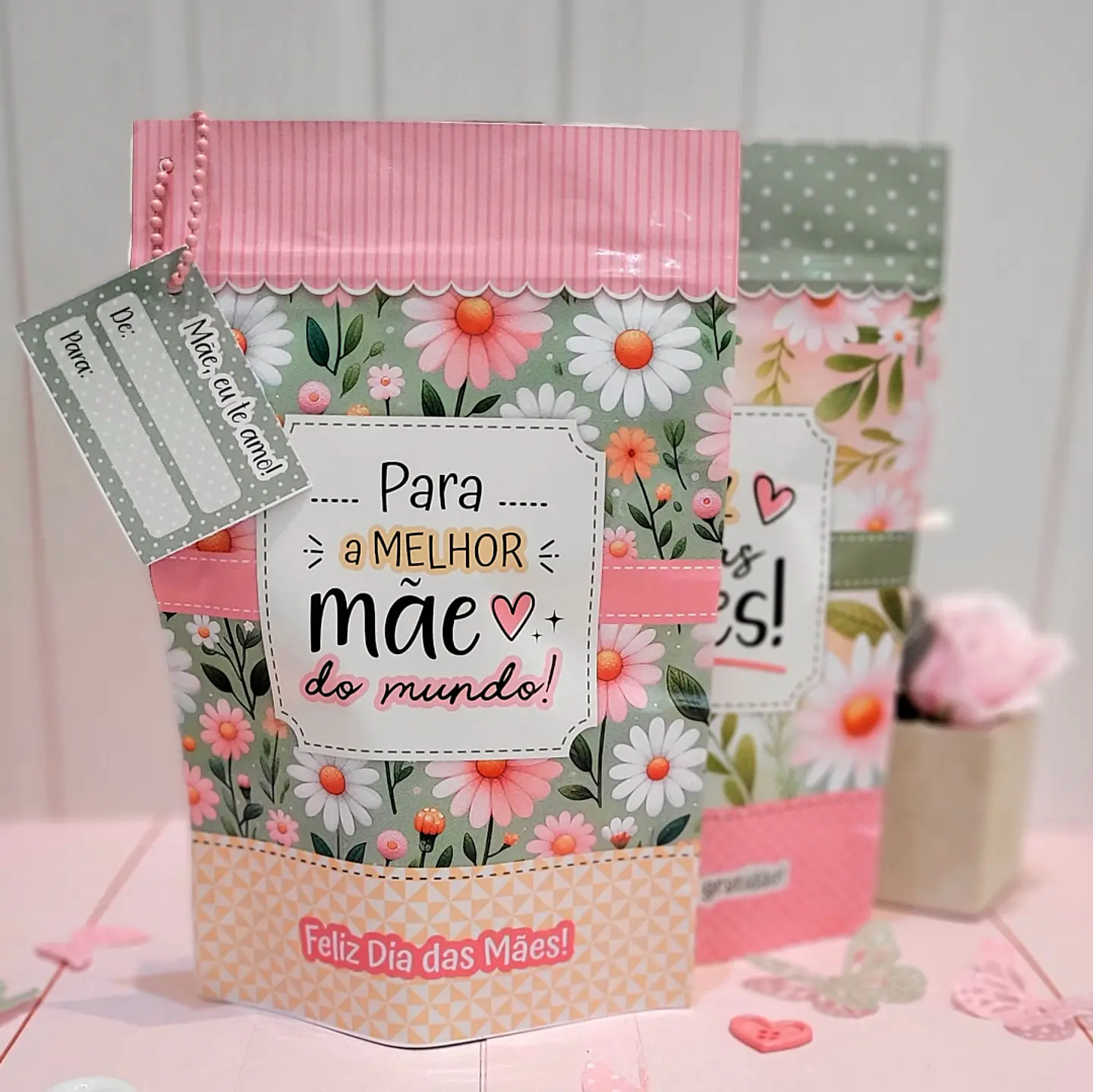 Arquivo Adesivo para Saquinho Zip Dia das Mães - Telma Contel 3