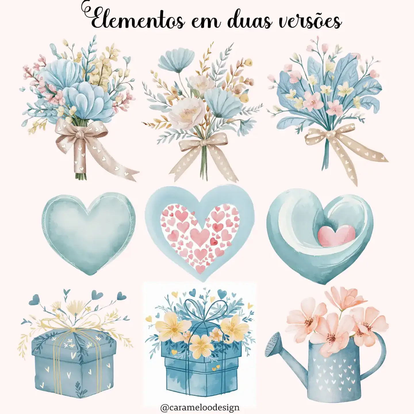 Kit Digital Dia das Mães Afeto de Mãe - Caramelo Designer 3
