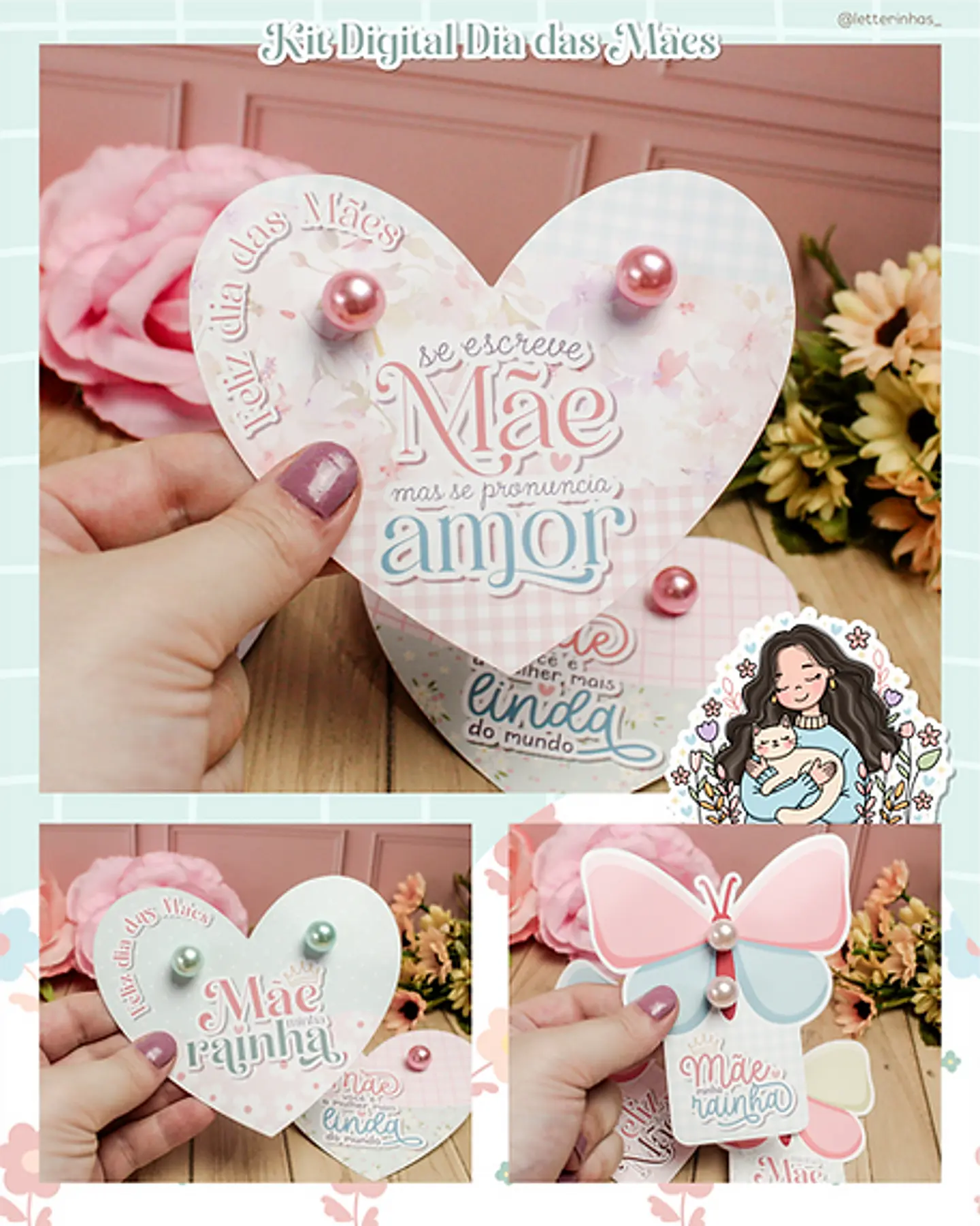 Arquivo Kit Completo Dia das Mães 2024 - Letterinhas 5