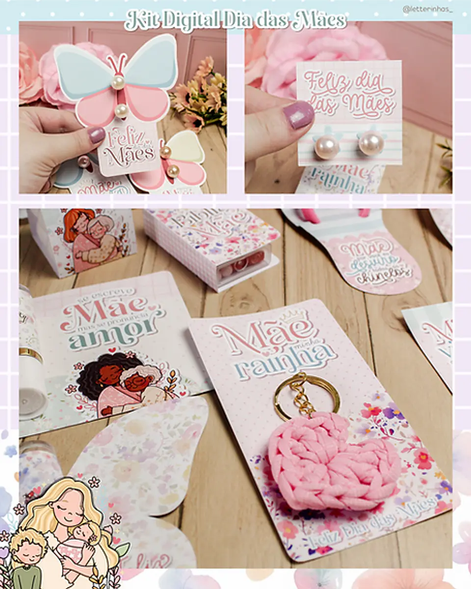 Arquivo Kit Completo Dia das Mães 2024 - Letterinhas 12