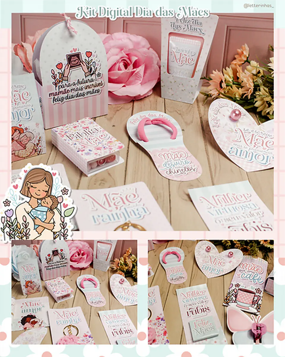 Arquivo Kit Completo Dia das Mães 2024 - Letterinhas 13