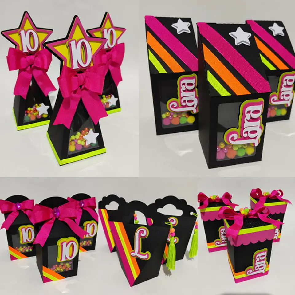 Arquivo de Corte Festa Neon 1