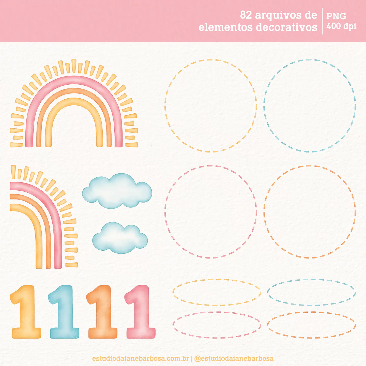 Arquivo Kit Digital Primeira Volta ao Sol Candy - Daiane Barbosa 4