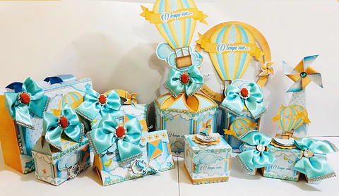 Arquivo de Corte O tempo Voa Balão 