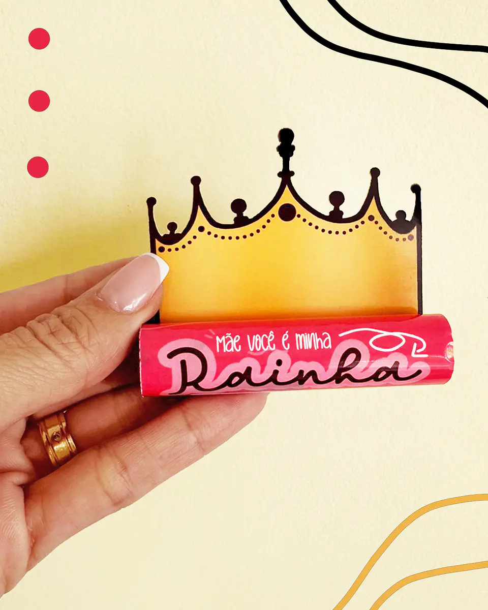 Arquivo de corte card batom mãe rainha 1