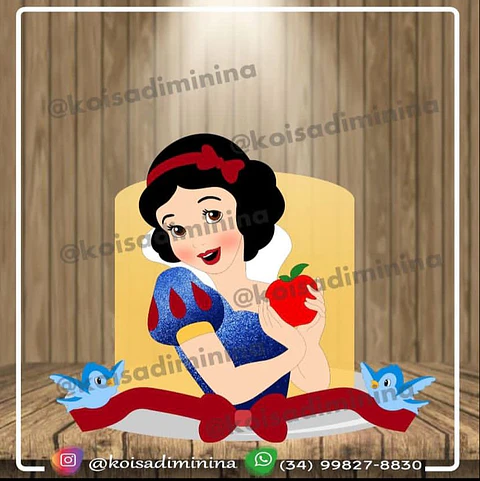 Arquivo Topos de Bolo Branca de Neve - EM CAMADA