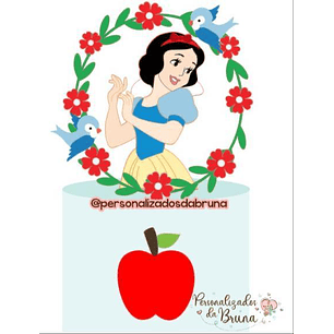 Arquivo Topos de Bolo Branca de Neve - EM CAMADA