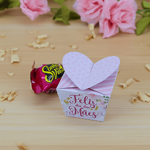 Arquivo Caixa Cubo Coração Dia das Mães - Chuvinha