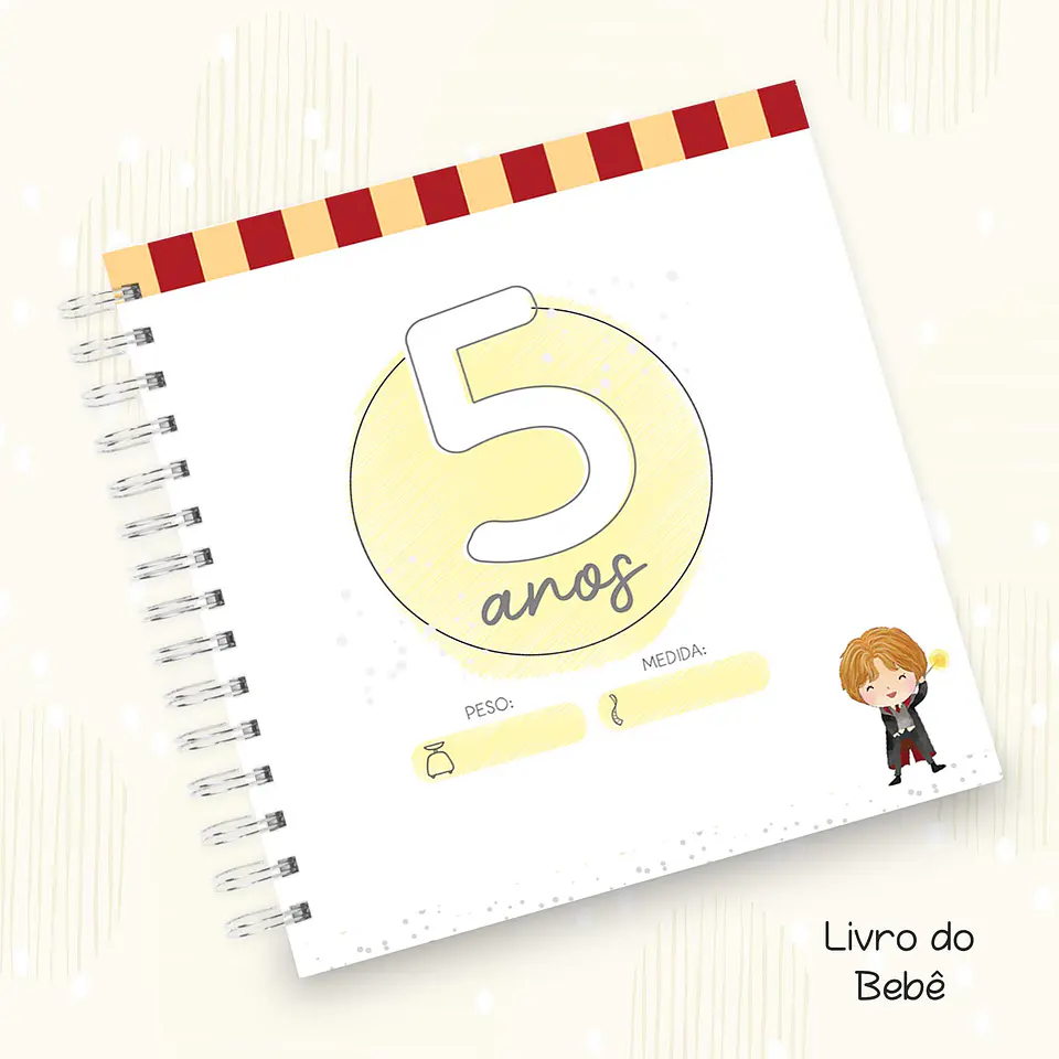 Arquivo Kit Encadernação Baby Harry Potter, Hermione e Roni - Fuxicando com Arte 8