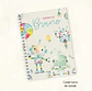 Arquivo Kit Encadernação Baby Robô Aquarela - Fuxicando com Arte - Thumbnail 4
