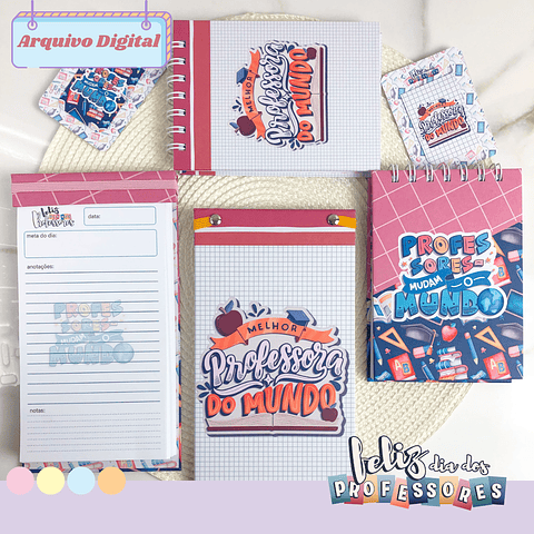 Arquivo Encadernação Bloquinhos Dia dos Professores 