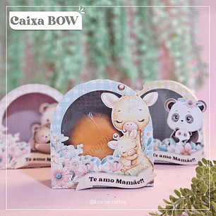 Arquivo Caixa Bow Sabonete Visor SOMENTE MOLDE - Biarte