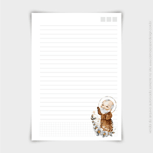 Arquivo Encadernação Combo 10 Miolos para Caderno A5 Santinhos Diversos - Carinas Paper