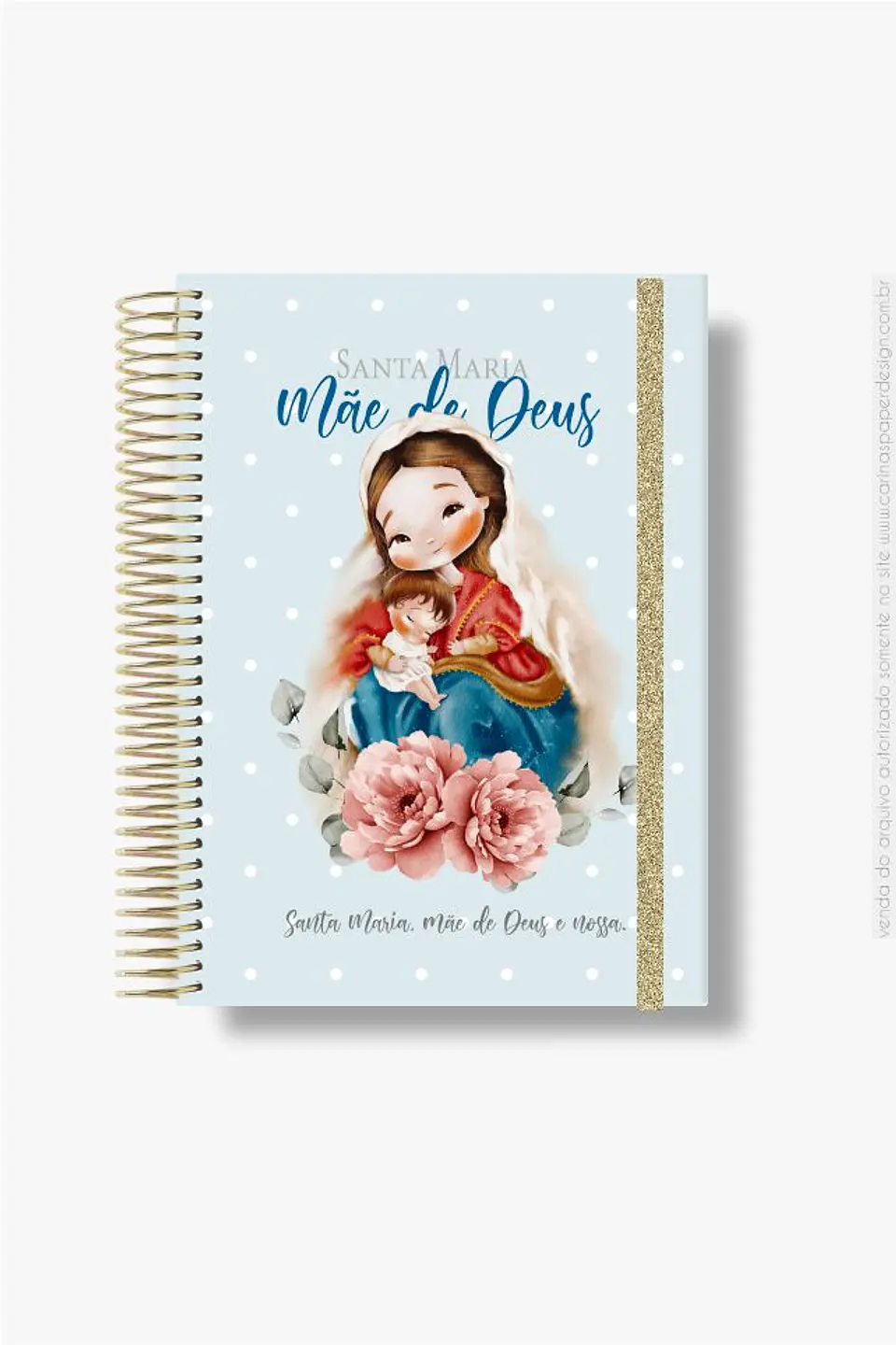 Arquivo Encadernação Combo 10 Capas A5 Santinhos Diversos - Carinas Paper 3