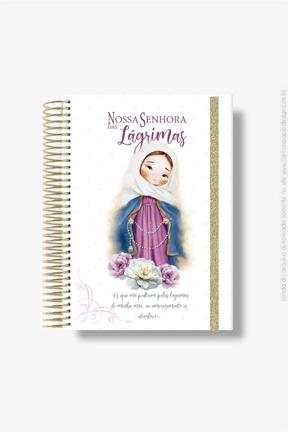 Arquivo Encadernação Combo 10 Capas A5 Santinhos Diversos - Carinas Paper 11