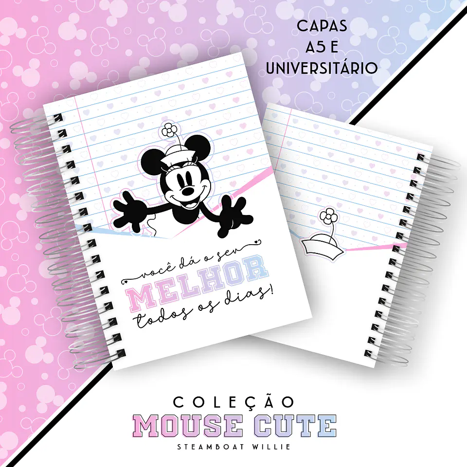 Arquivo Coleção Mickey Mouse Vintage - Chelly Designer 2