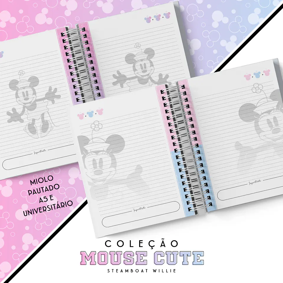 Arquivo Coleção Mickey Mouse Vintage - Chelly Designer 8