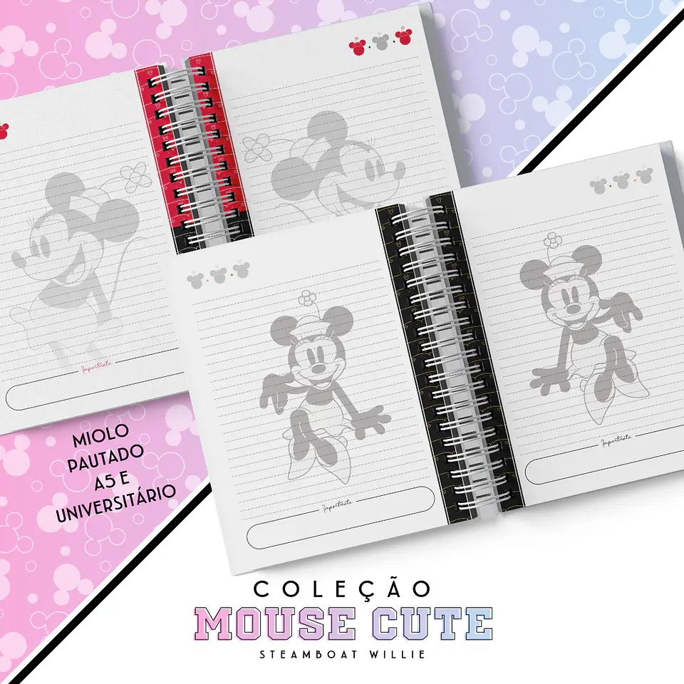 Arquivo Coleção Mickey Mouse Vintage - Chelly Designer 9