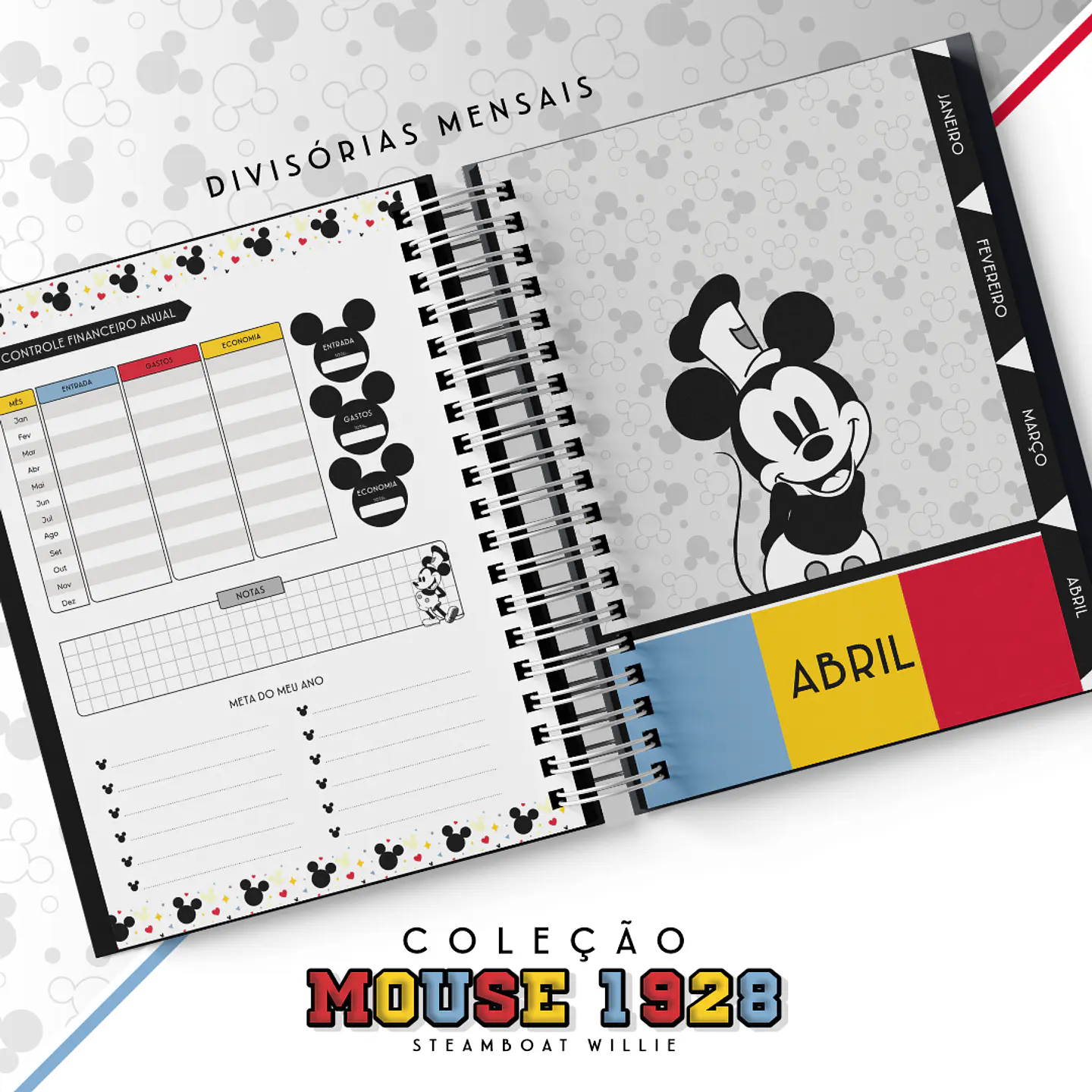 Arquivo Coleção Mickey Mouse Vintage - Chelly Designer 11