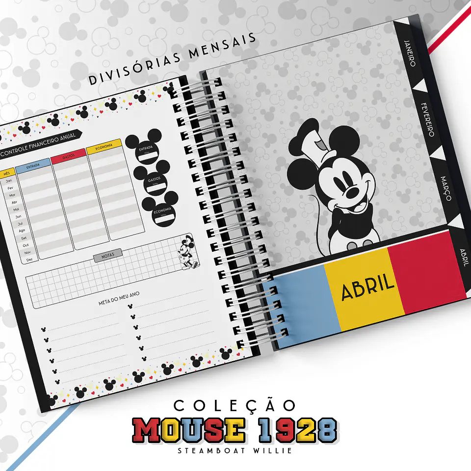 Arquivo Coleção Mickey Mouse Vintage - Chelly Designer 11