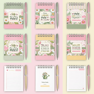 Arquivo Bloquinho A6 Dia das Mães - Telma Contel