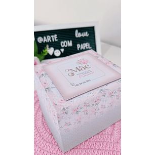 Arquivo de Corte Caixa para Caneca Dia das Mães