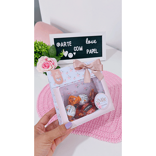 Arquivo de Corte Sacolinha Mimos Dia das Mães - Arte com papel